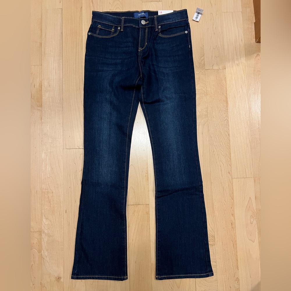 Old Navy Dark Blue Bootcut Jeans 14